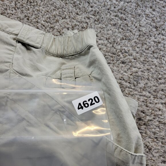 Columbia Shorts Mens XL Beige PFG Fishing Mesh Pockets Cotton Stretch Fish Flaw* - Picture 9 of 9
